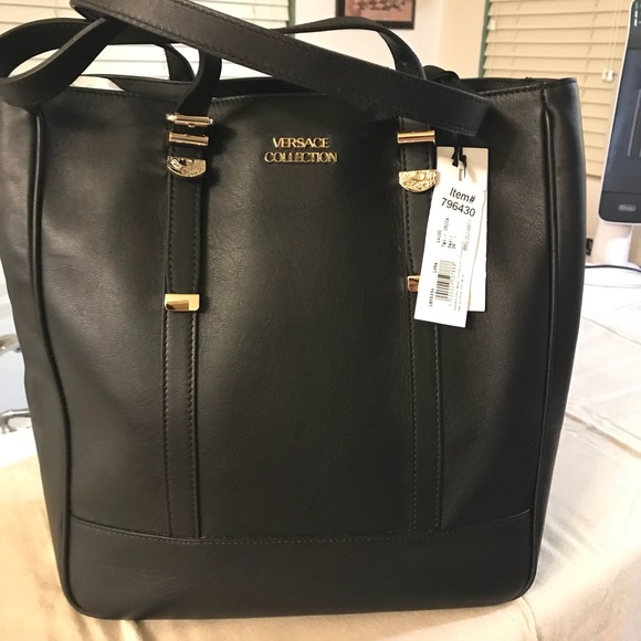 versace collection tote